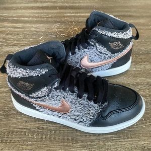 Nike Air Jordan Retro Fleece Sneakers Size 1Y